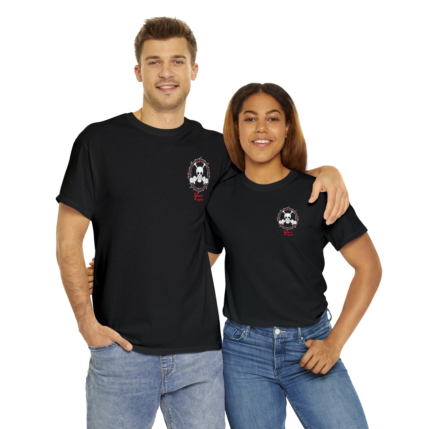 One Piece: Roger Pirates Jolly Roger Unisex Heavy Cotton Tee