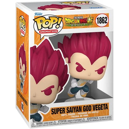 Pre Order Dragon Ball Super: Broly Super Saiyan God Vegeta Funko Pop! Vinyl Figure #1862