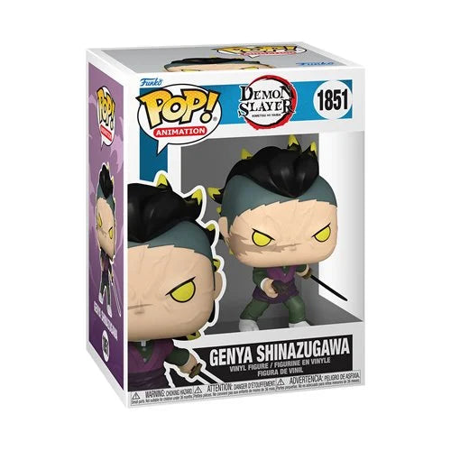 Pre Order Demon Slayer Genya Shinazugawa (Demon Form) Funko Pop Vinyl Figure #1851