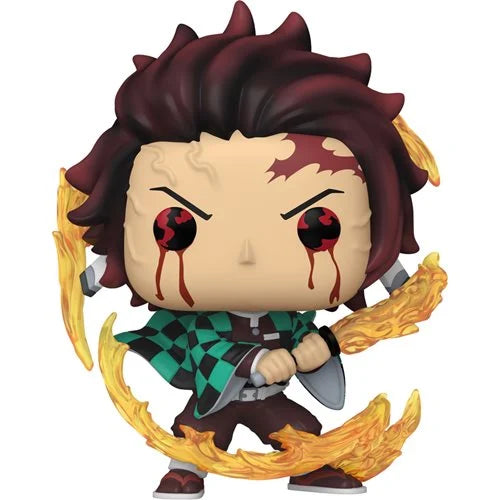 Pre Order Demon Slayer Tanjiro Kamado (Sun Breathing) Funko Pop! Vinyl Figure #1748