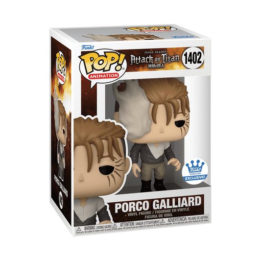 Porco Galliard Funko Pop Funko Shop Exclusive Attack on Titan IN HAND
