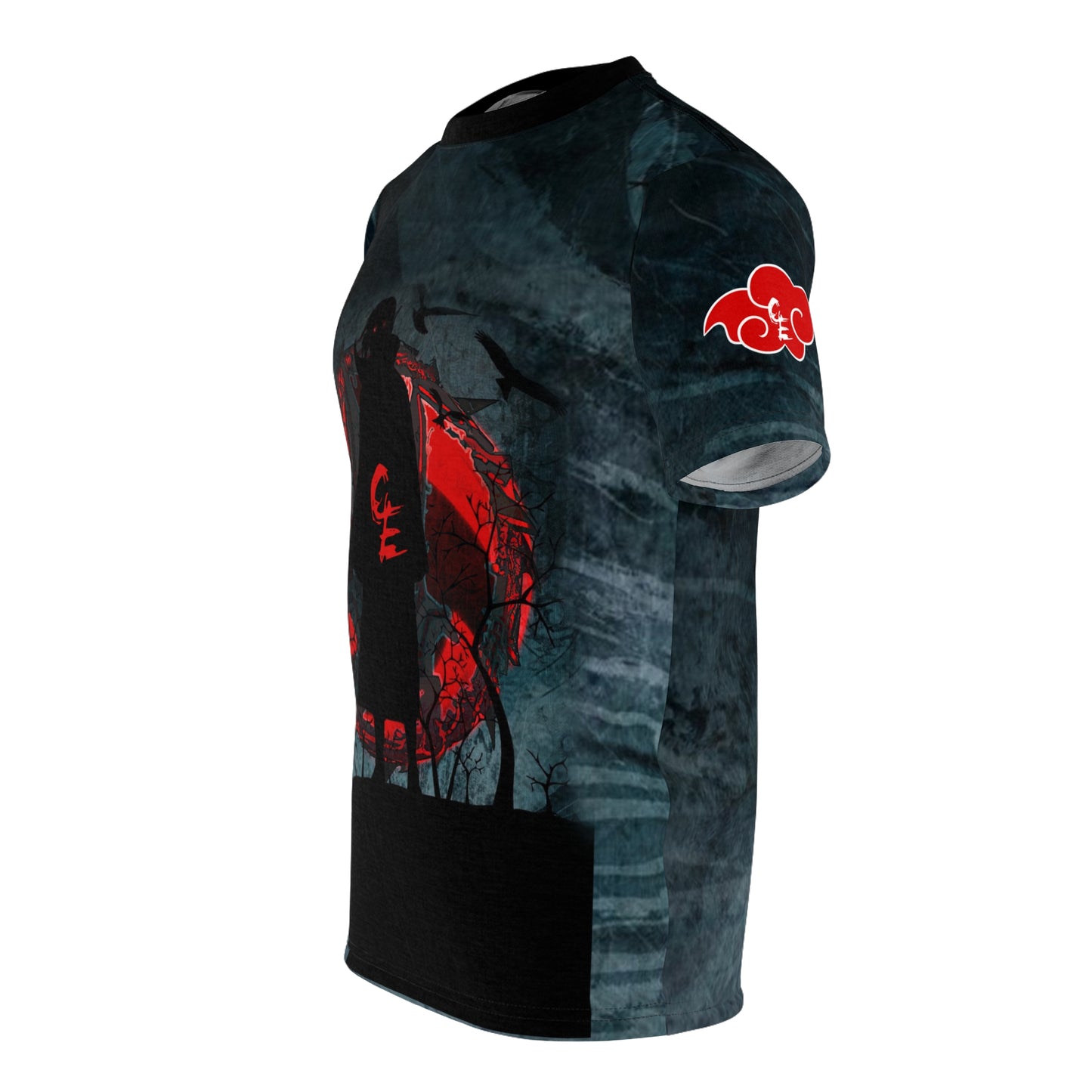 Naruto: Itachi Uchiha CE Dark Unisex Cut & Sew Tee (AOP)