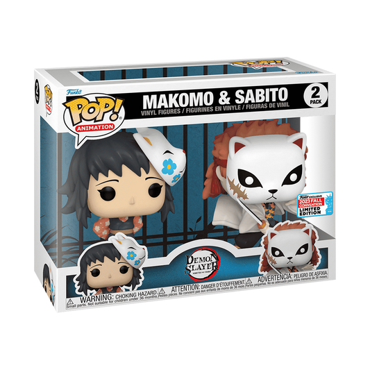 Makomo & Sabito 2 pack New York 2023 Exclusive Funko Pop Demon Slayer