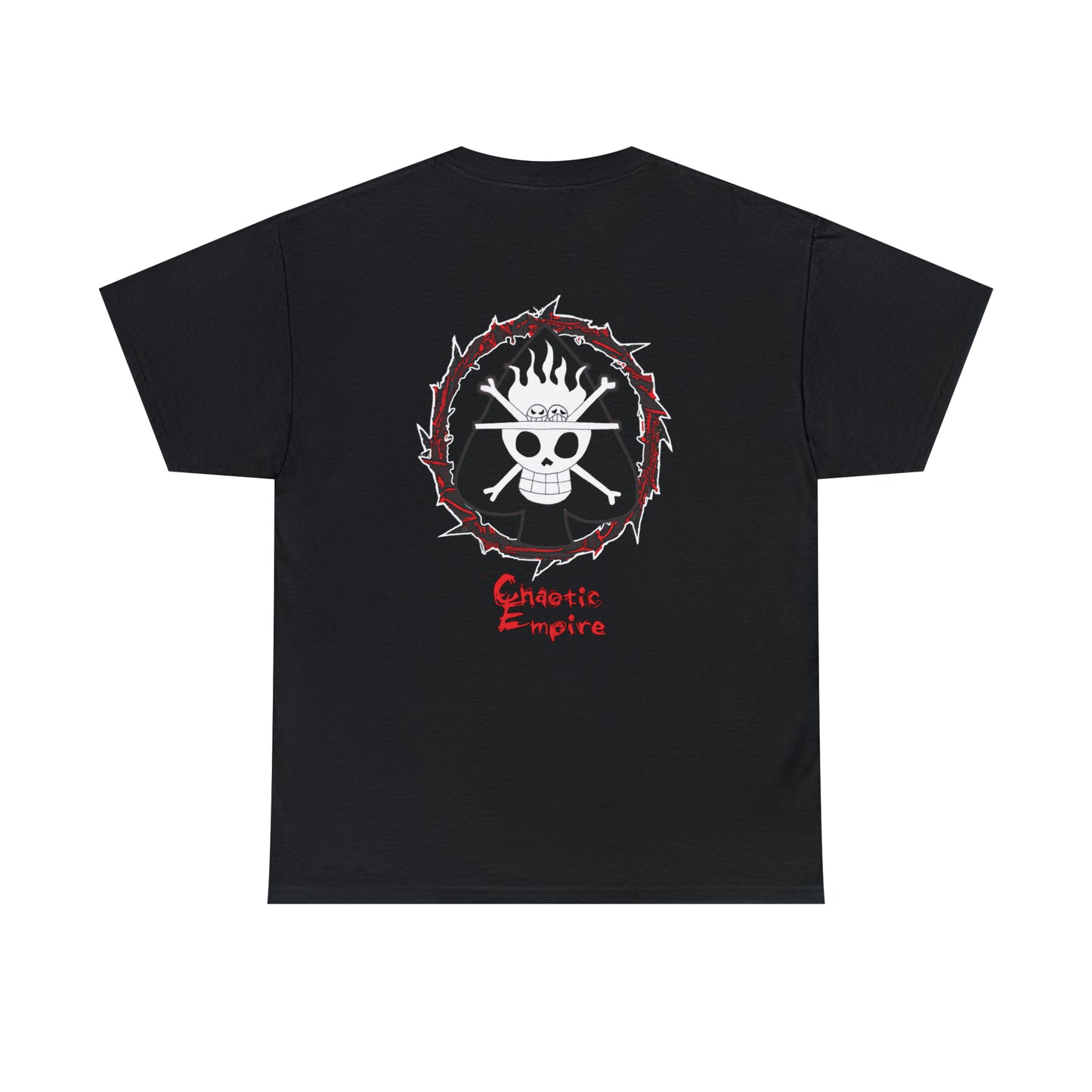 One Piece: Spade Pirates Jolly Roger Unisex Heavy Cotton Tee