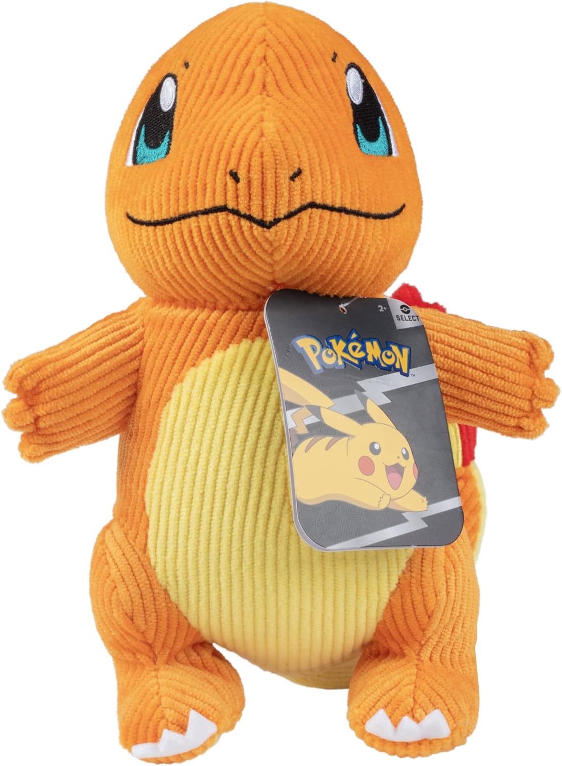 Pokémon 8" Charmander Corduroy Plush - Officially Licensed - Quality & Soft Stuffed Animal Toy - Limited Edition