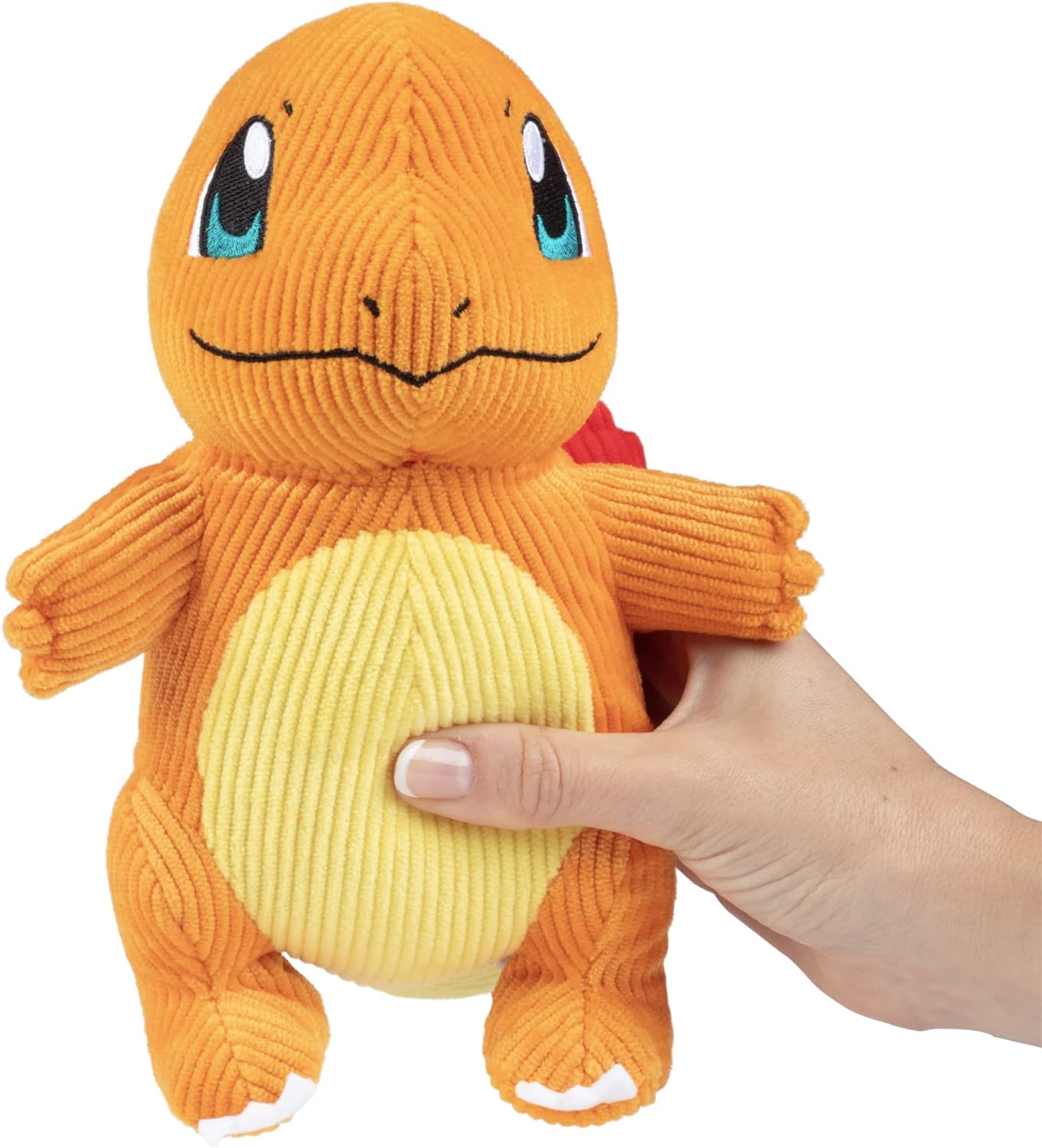 Pokémon 8" Charmander Corduroy Plush - Officially Licensed - Quality & Soft Stuffed Animal Toy - Limited Edition