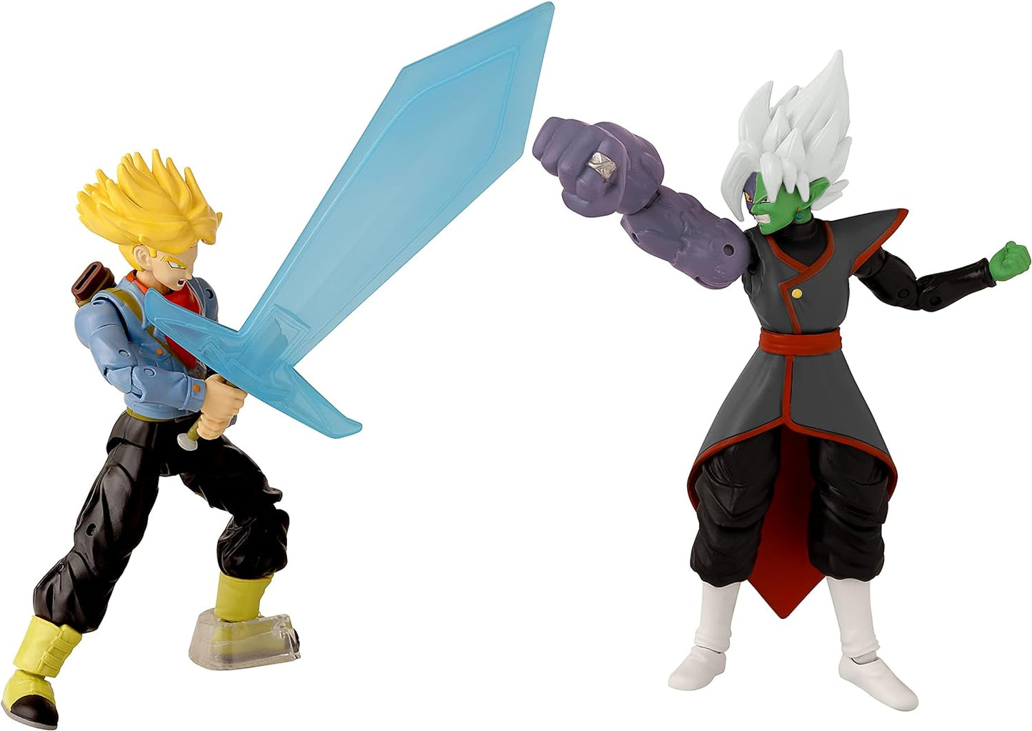 Dragon Stars Series: Dragon Ball Super, Super Saiyan Future Trunks vs Fusion Zamasu Two Pack Action Figure