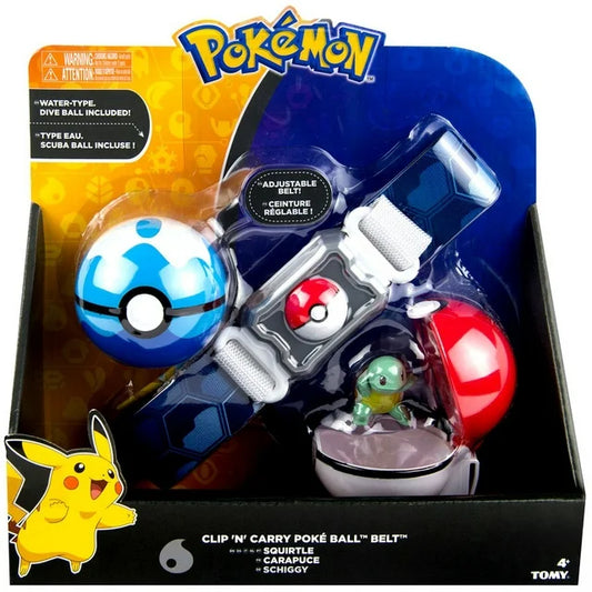 Pokemon Clip 'N' Carry Poke Ball Belt Water Type - Squirtle