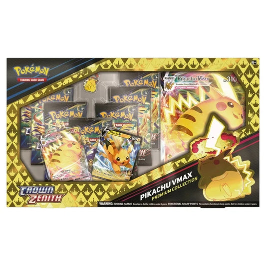 Pokemon Pikachu VMax Crown Zenith Trading Cards