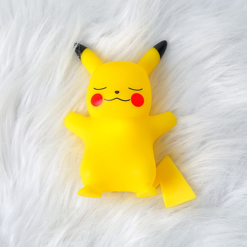 Pokemon Led Night Light Lamp Pikachu Cute Anime Soft Light Kids Bedroom Bedside