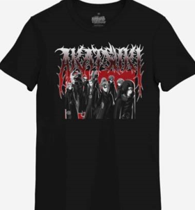 Naruto Shippuden (Akatsuki Metal Font) T-Shirt