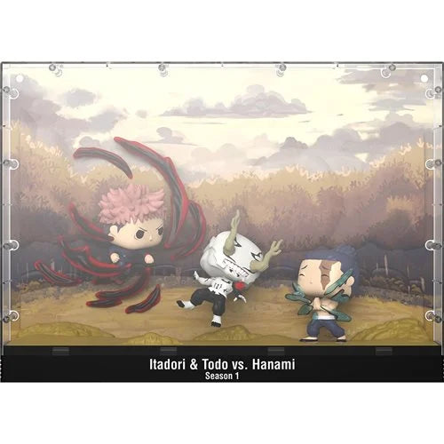 Pre Order Jujutsu Kaisen Itadori & Todo vs Hanami - Season 1 Deluxe Funko Pop! Moment #06