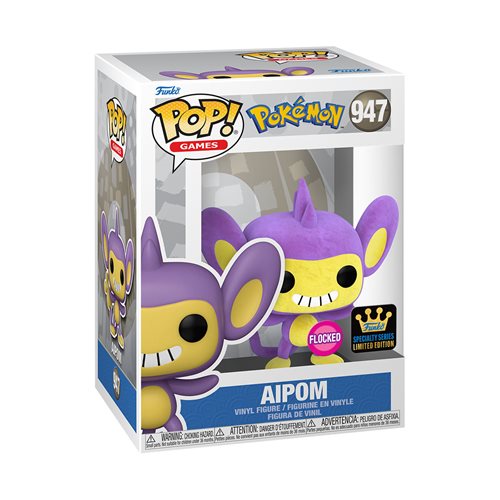 Pokemon Flocked Aipom Funko Pop