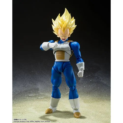 Pre Order Dragon Ball Z Super Saiyan Vegeta Awakened Super Saiyan Blood S.H.Figuarts Action Figure