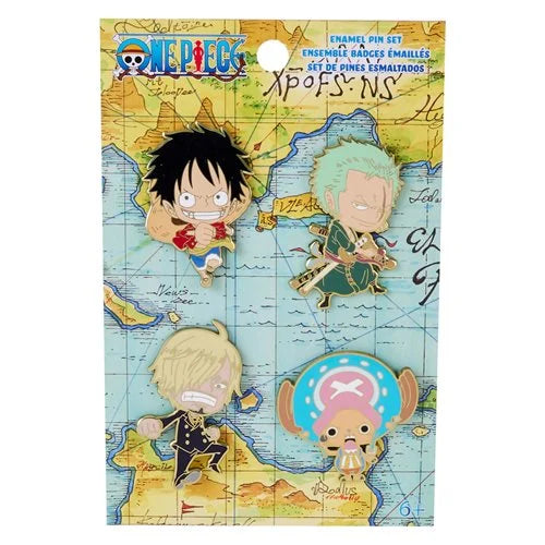 Pre Order One Piece Pin 4-Pack