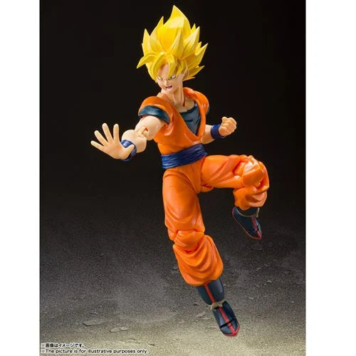 Pre Order Dragon Ball Z Super Saiyan Full Power Son Goku S.H.Figuarts Action Figure