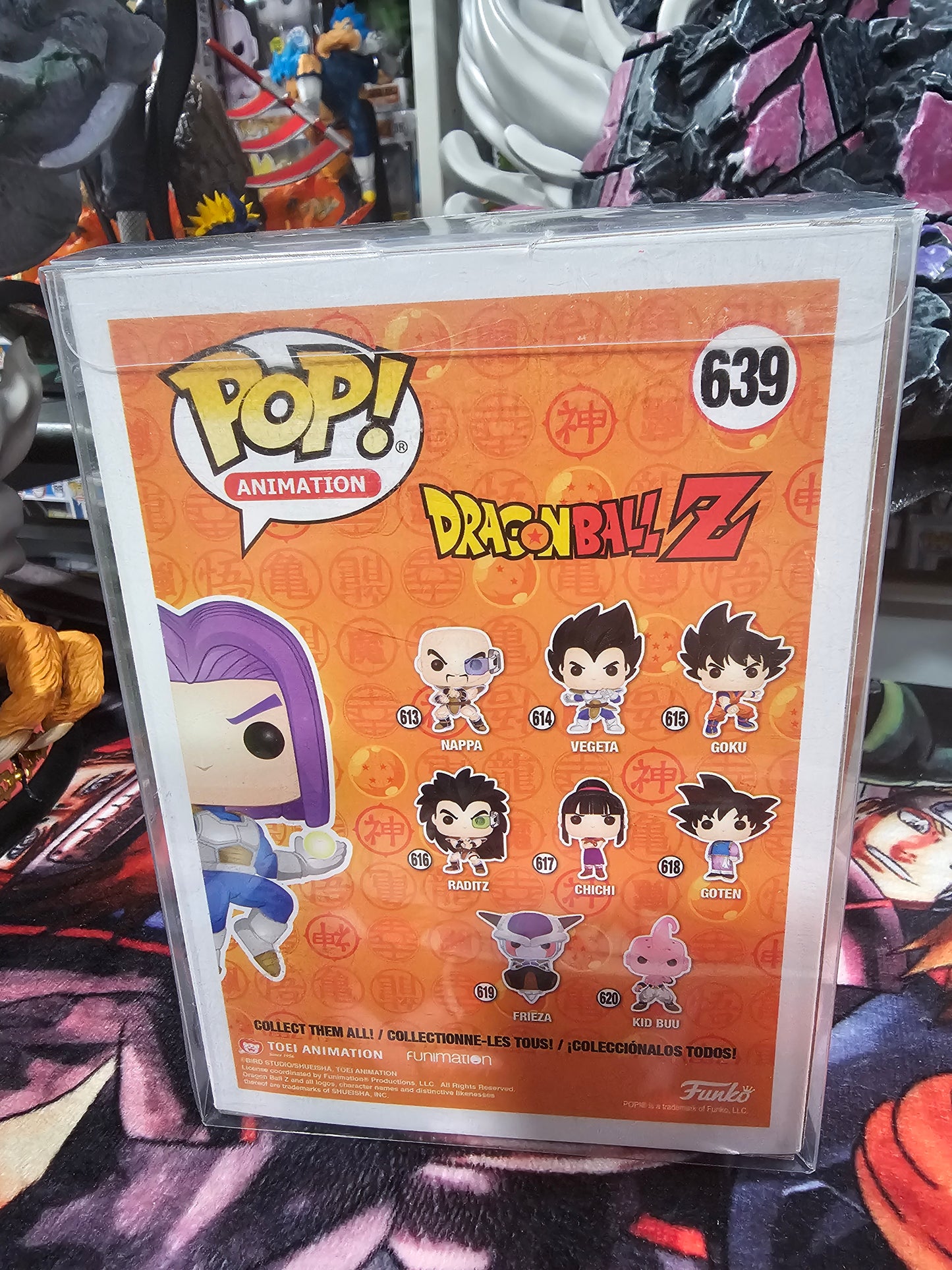 Dragon Ball Z Future Trunks Hot Topic Funko Pop Signed by Eric Vale