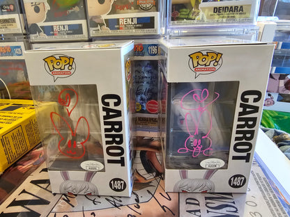 Carrot Funko Shop Exclusive Signed by Tia Ballard with JSA Certification