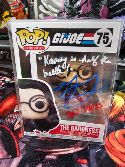 GI Joe The Baroness Funko Pop Signed by	Grey DeLisle