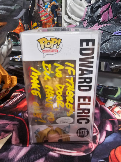 Fullmetal Alchemist Brotherhood Edward Elric Funko Pop Signed by Vic Mignogna