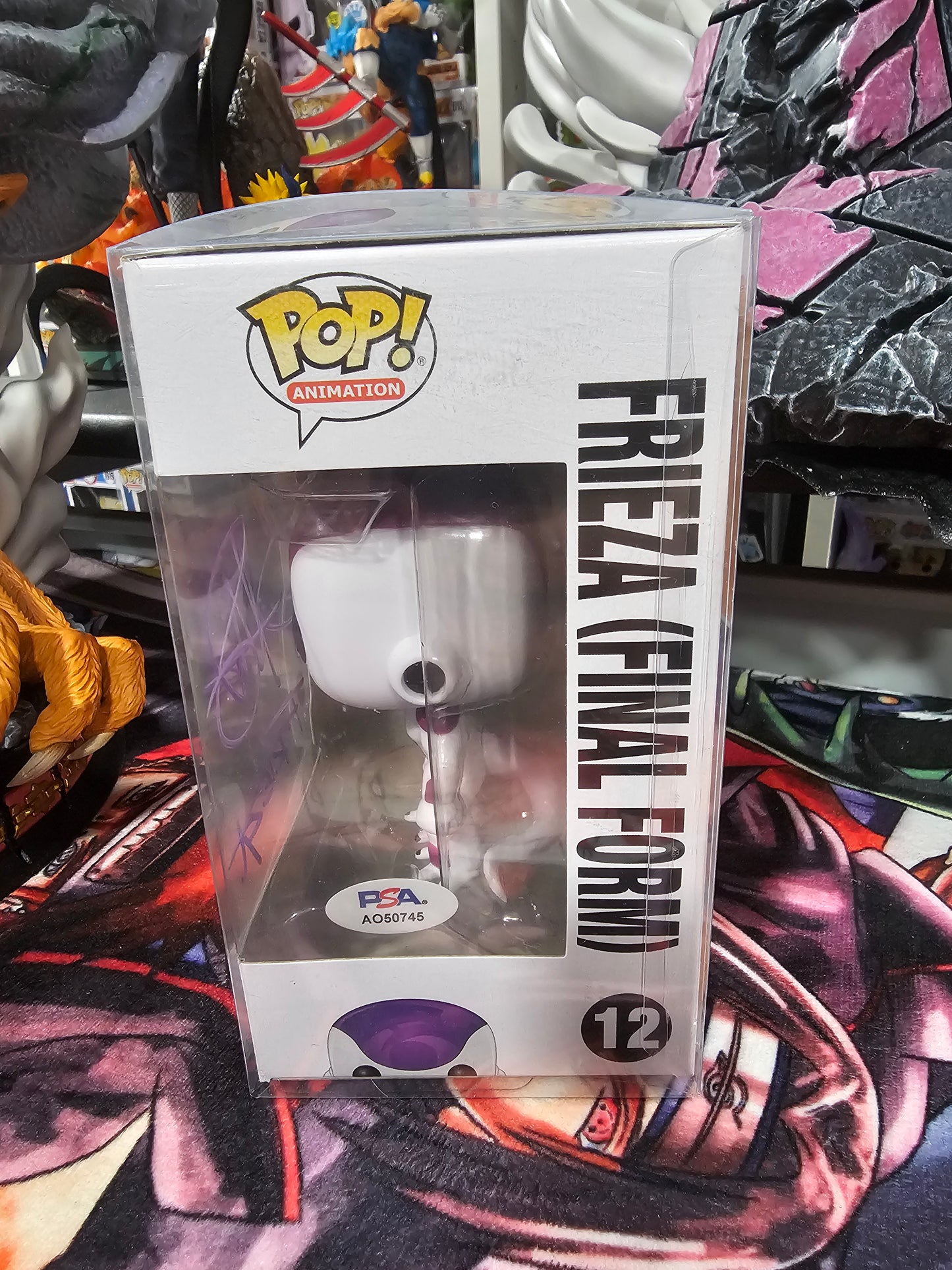 Dragon Ball Z Frieza Final Form Funko Pop Signed by Daman Mills