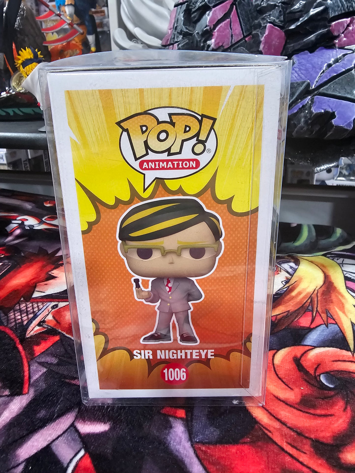 My Hero Academia Sir Nighteye Funko Pop Signed by Brandon McKinnis