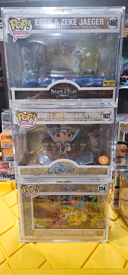 Damaged Pop Moment/One Piece Ships/ Rides Hard Stack With Magnetic Lid For Funko Pops 4 mm thick