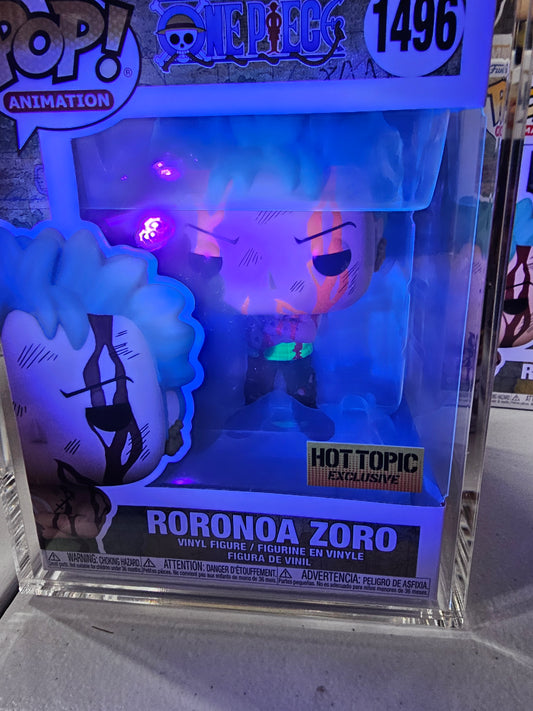 Nothing Happened Zoro Funko Pop with Error Belt Glow