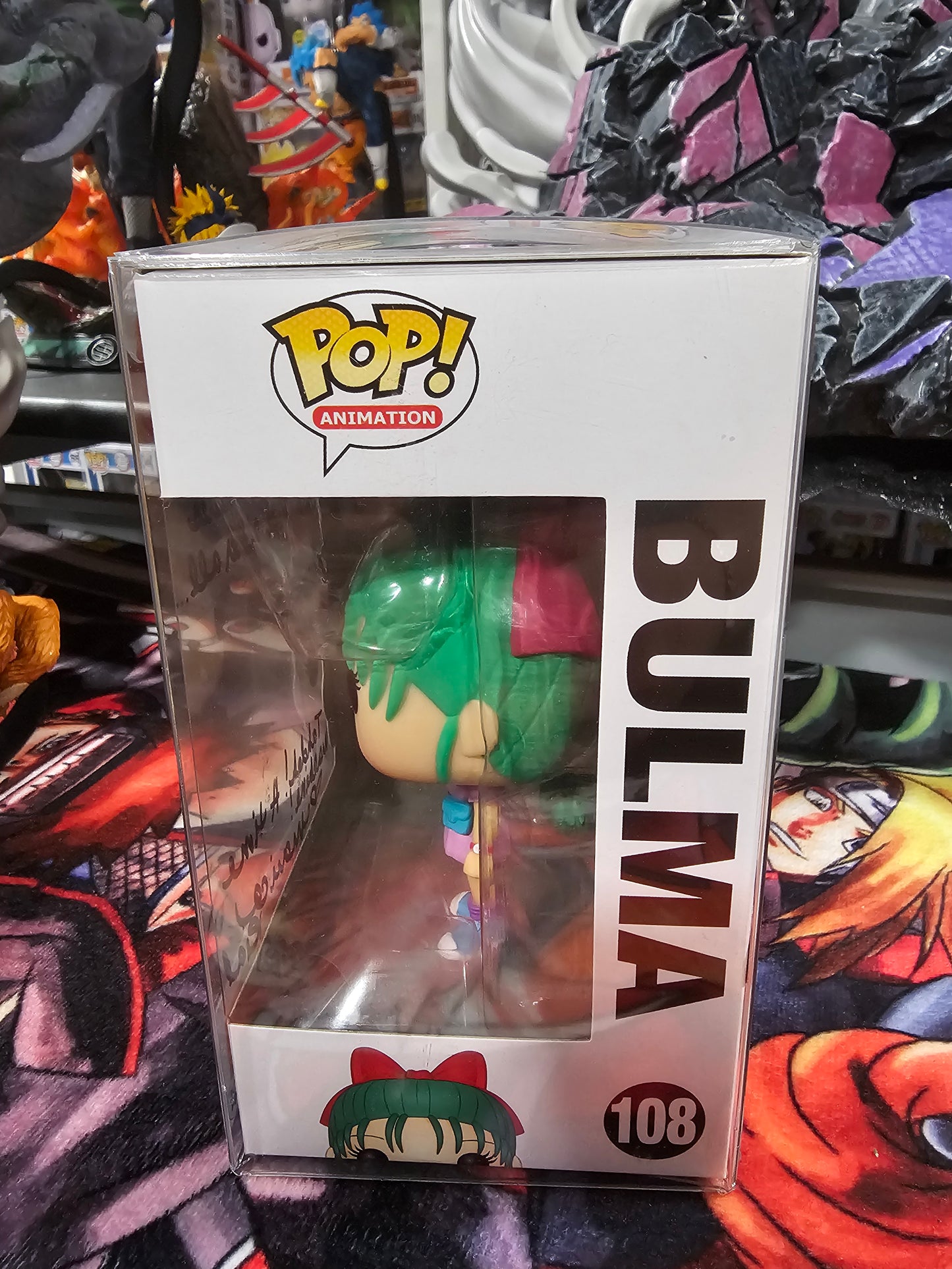 Dragon Ball Bulma Funko Pop Signed by Tiffany Vollmer