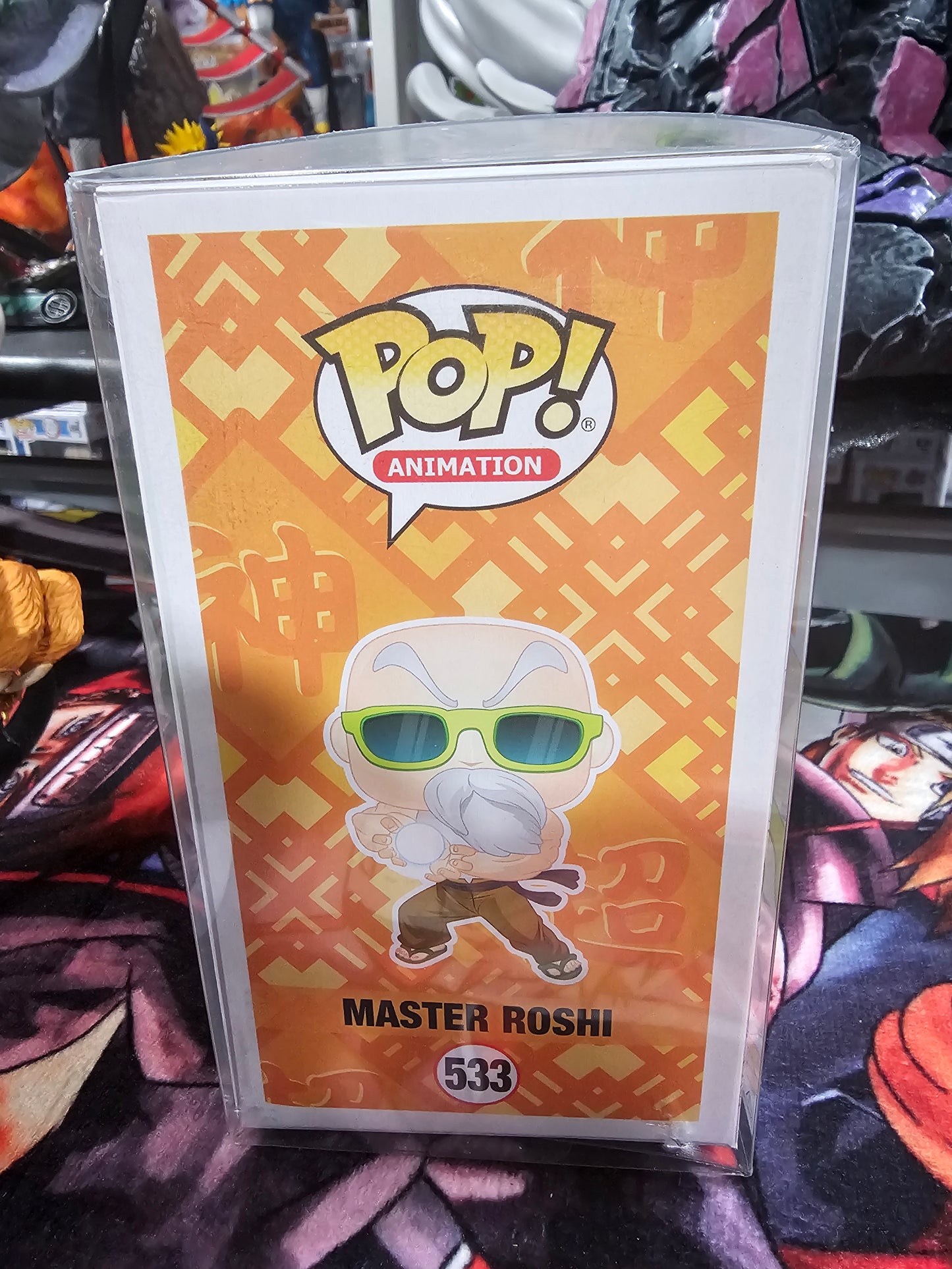 Dragon Ball Super Master Roshi 7BAP Funko Pop Signed by Mike McFarland