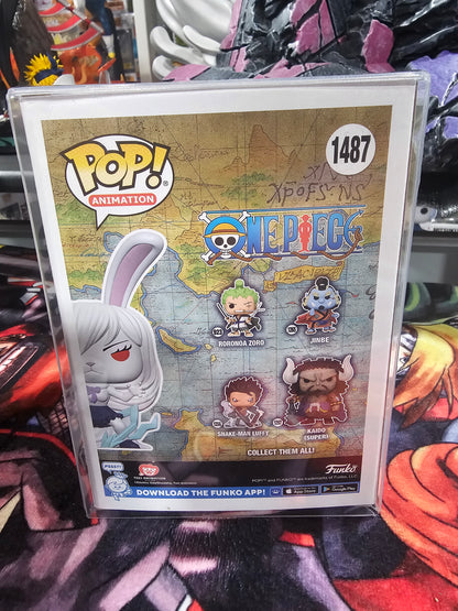 One Piece Carrot Funko Shop Exclusive Funko Pop Signed by Tia Ballard (Pink)