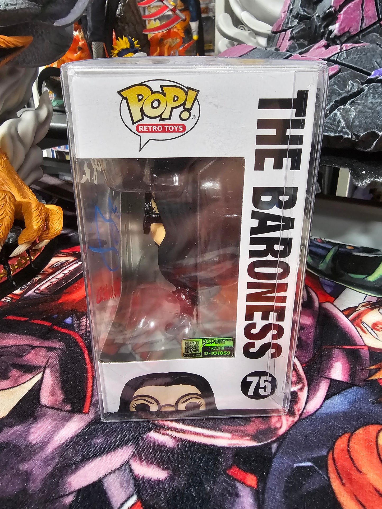 GI Joe The Baroness Funko Pop Signed by	Grey DeLisle