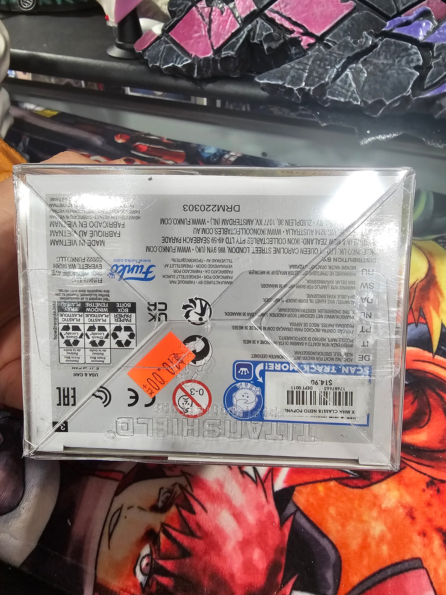 My Hero Academia Neito Monoma Hot Topic Funko Pop Signed and Quoted by Austin Tindle