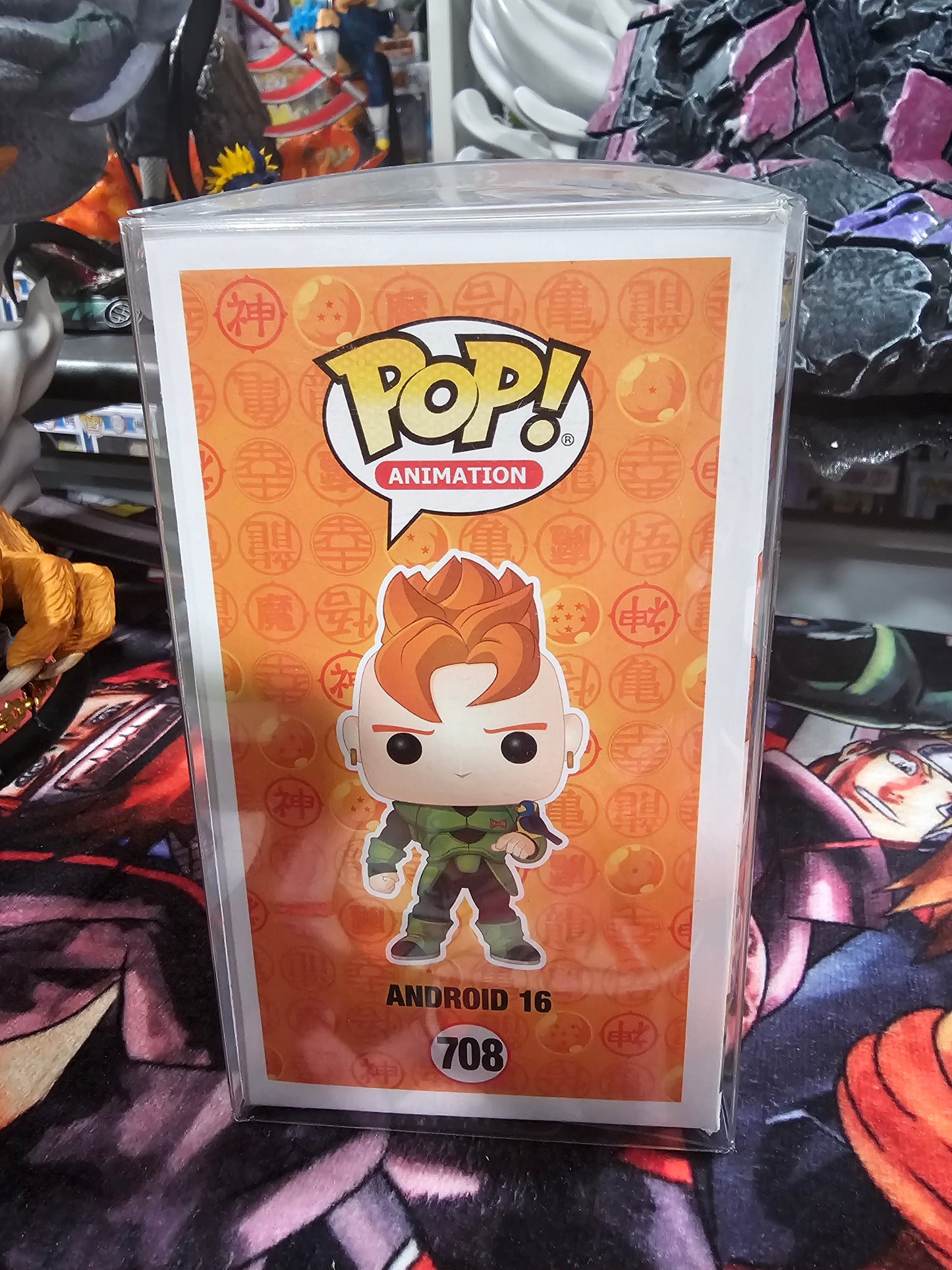 Dragon Ball Z Android 16 Walmart Exclusive Funko Pop Signed by Jeremy Inman