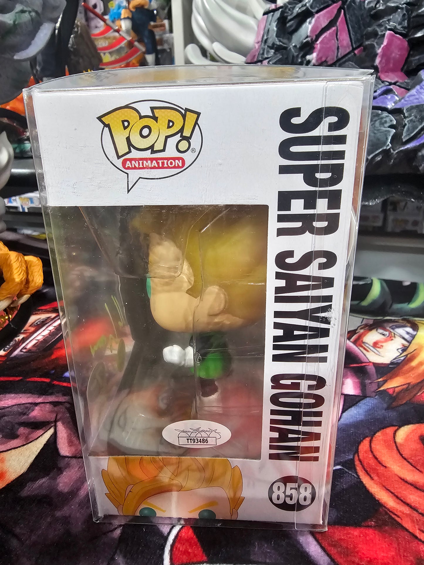Dragon Ball Z Super Saiyan Gohan GITD 7BAP Funko Pop Signed by Kyle Hebert