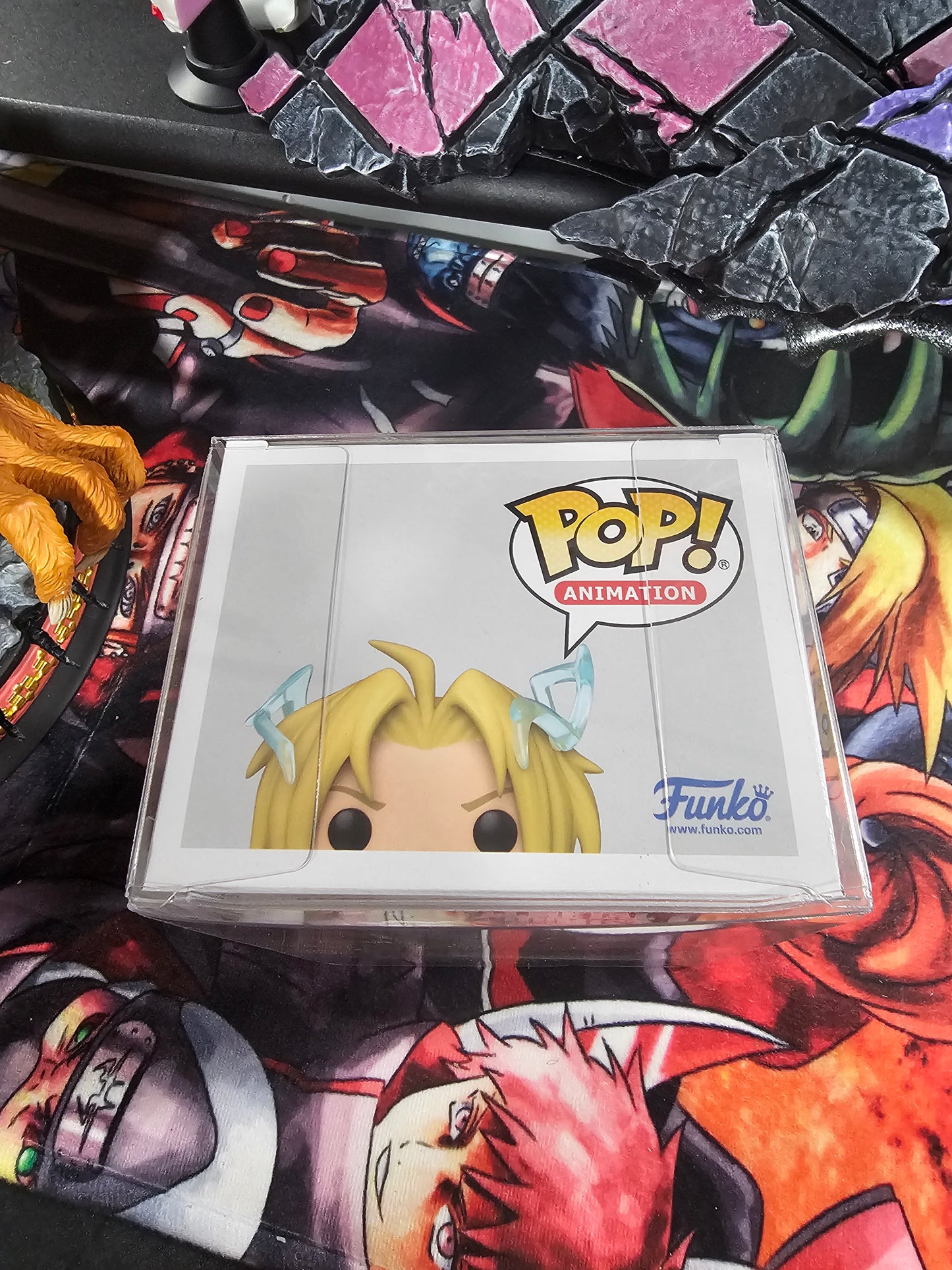 Fullmetal Alchemist Brotherhood Edward Elric Funko Pop Signed by Vic Mignogna