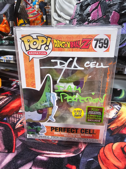 Dragon Ball Z Perfect Cell Shared Spring Collection 2020, GITD
Funko Pop Signed by Dameon Clark