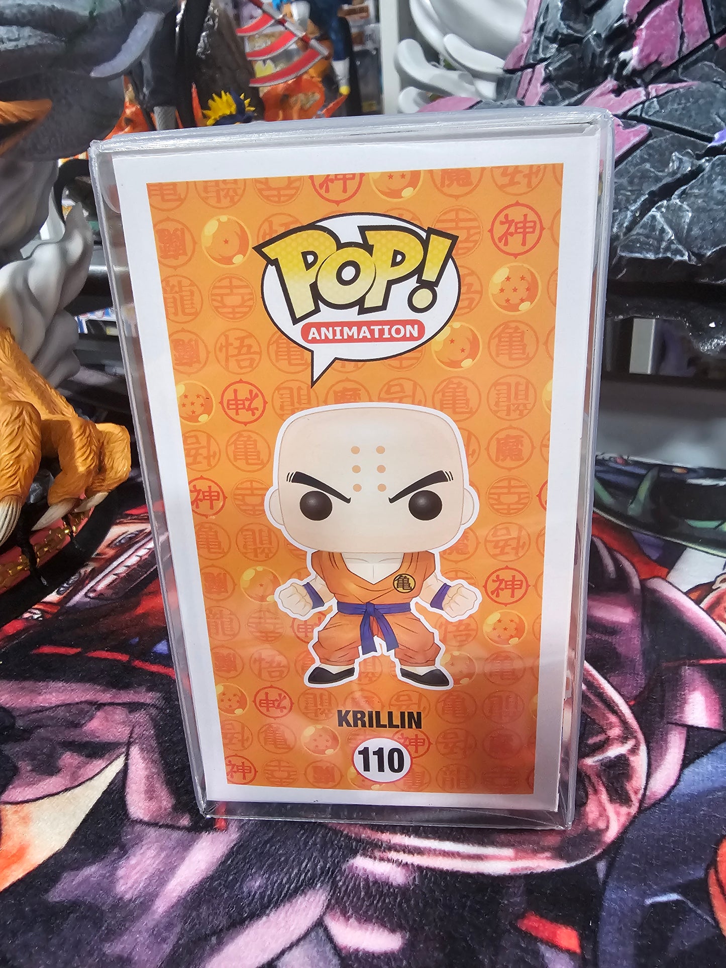 Dragon Ball Z Krillin Funko Pop Signed by Sonny Strait