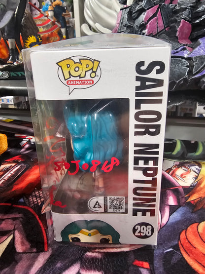 Sailor Moon Sailor Neptune Funko Pop Signed by JVA Sayaka Ohara