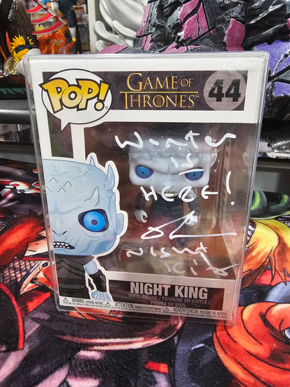 Game of Thrones Night King Funko Pop Signed by Richard Blake