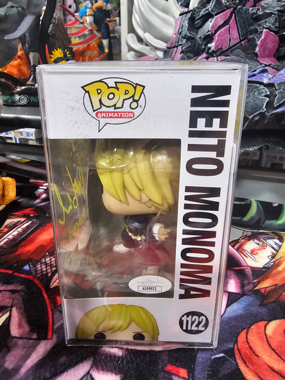 My Hero Academia Neito Monoma Hot Topic Funko Pop Signed and Quoted by Austin Tindle