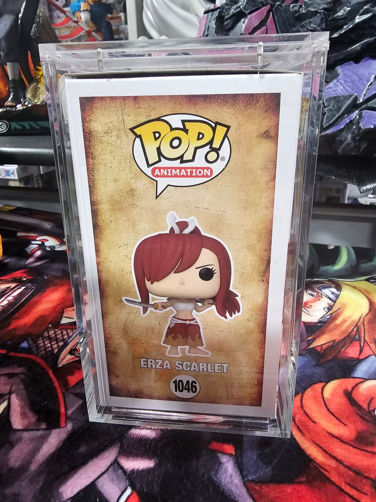 Fairy Tail Erza Scarlet Funko Pop Signed by JVA Sayaka Ohara