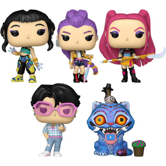 K-Pop Demon Hunter Funko Pop Set without Chase