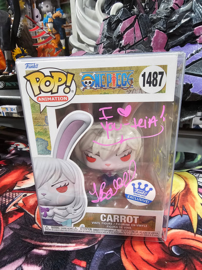 One Piece Carrot Funko Shop Exclusive Funko Pop Signed by Tia Ballard