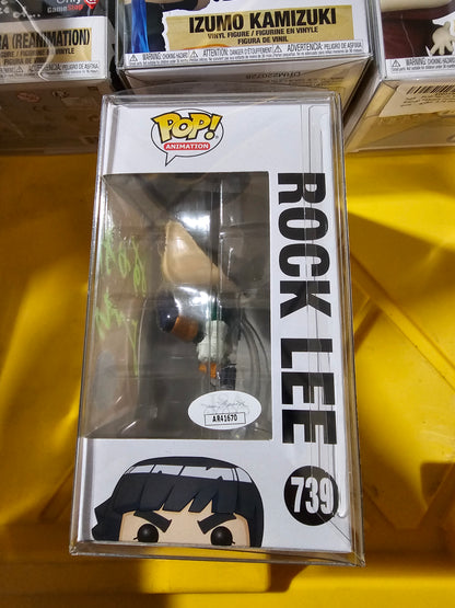 Naruto Shippuden Rock Lee Funko Pop Signed by JVA Yoichi Masukawa