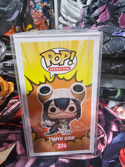My Hero Academia Tsuyu Asui NYCC Shared Funko Pop Signed by Monica Rial