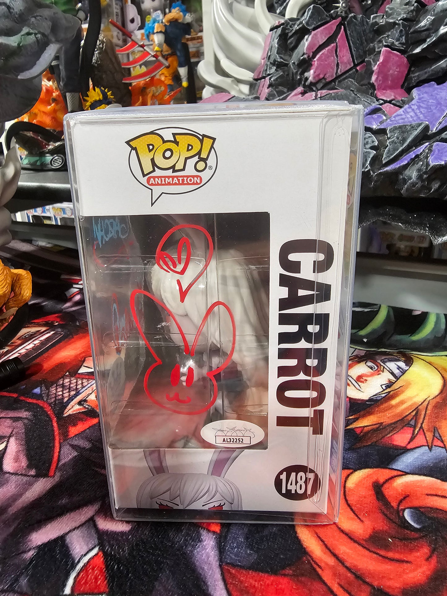 One Piece Carrot Chase Funko Shop Exclusive Funko Pop Signed by Tia Ballard