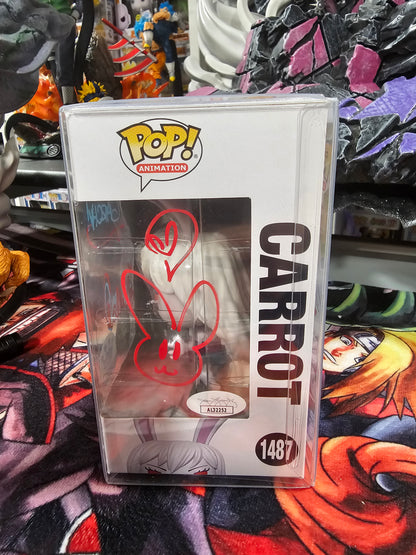 One Piece Carrot Chase Funko Shop Exclusive Funko Pop Signed by Tia Ballard