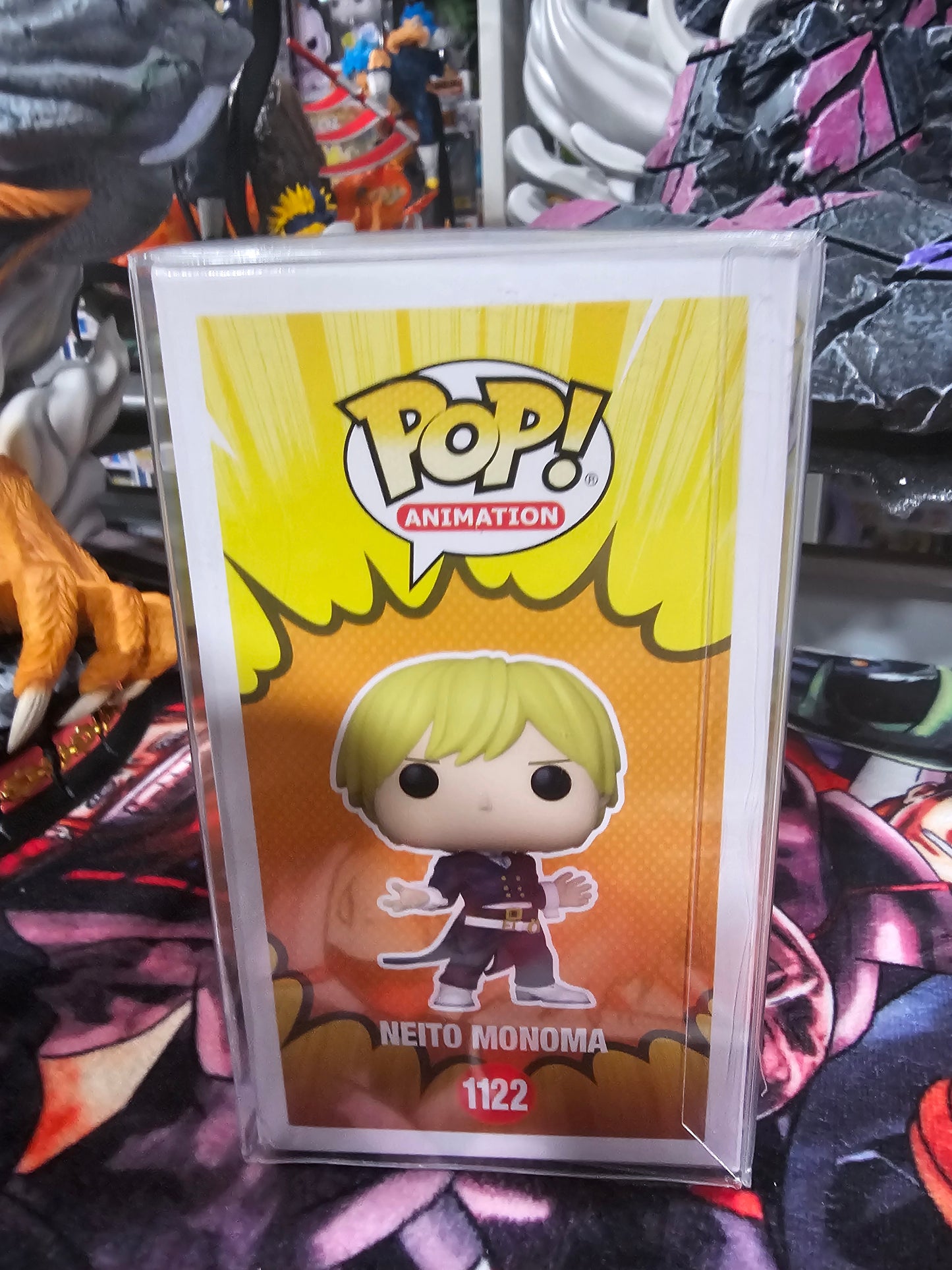 My Hero Academia Neito Monoma Hot Topic Funko Pop Signed and Quoted by Austin Tindle
