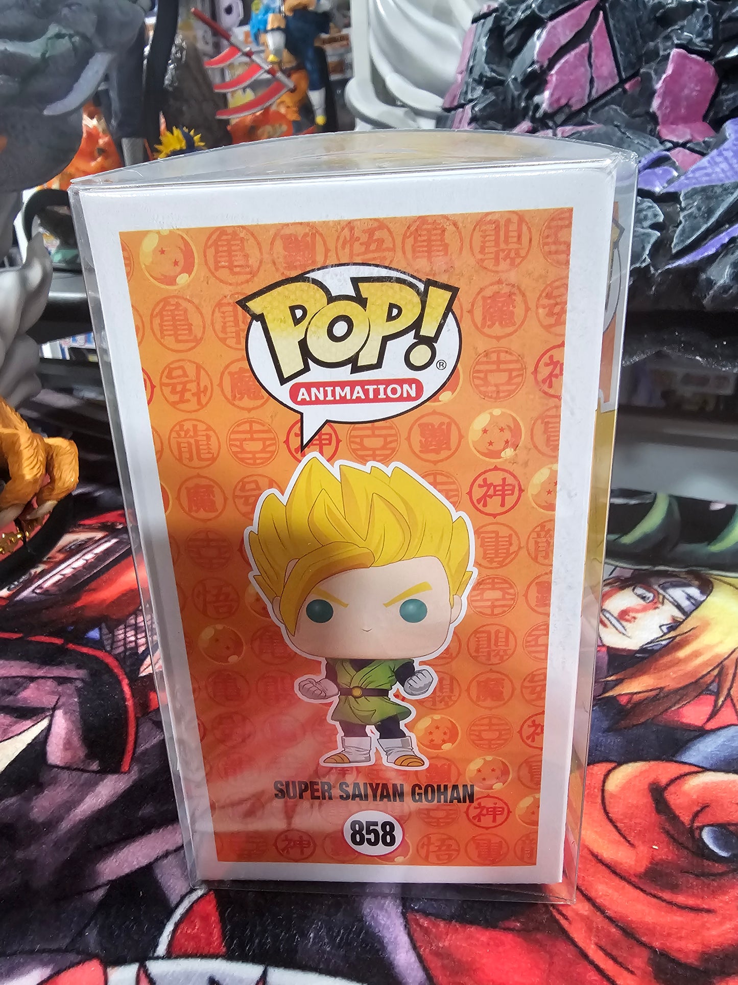 Dragon Ball Z Super Saiyan Gohan GITD 7BAP Funko Pop Signed by Kyle Hebert